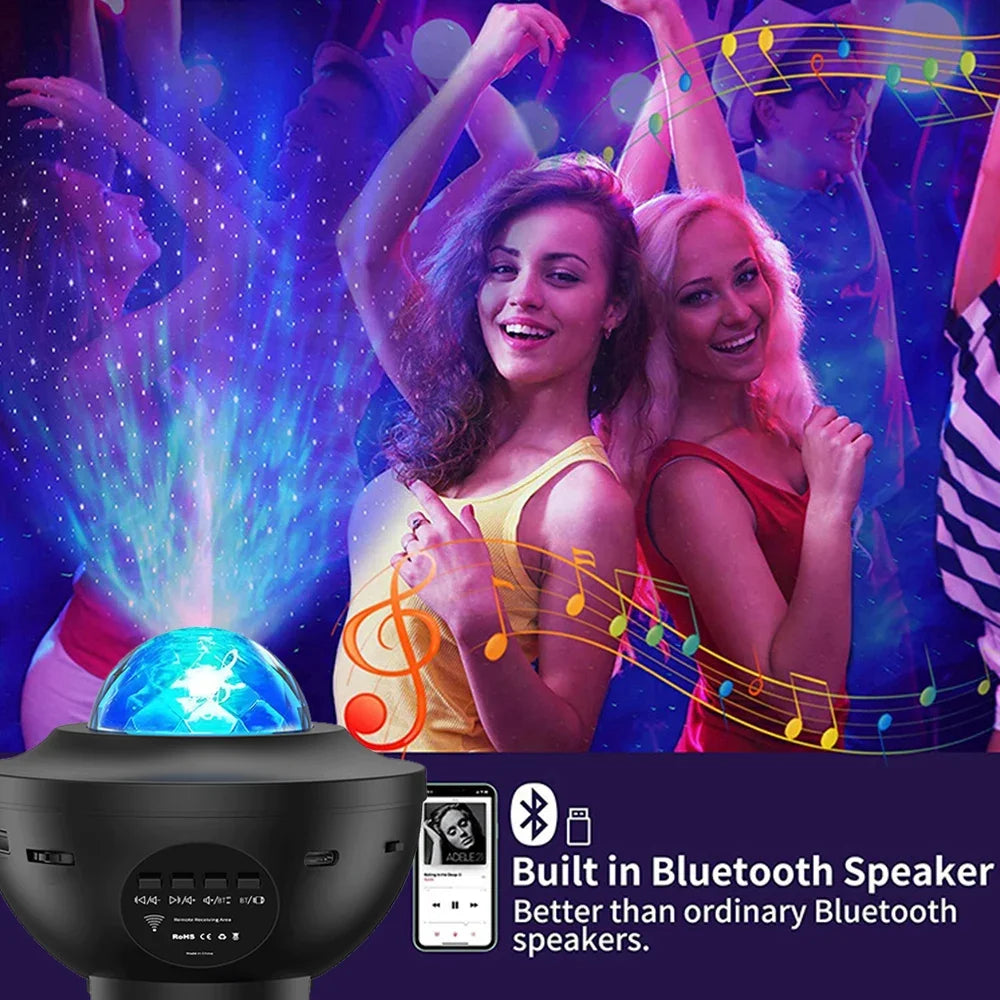 Mini LED Galaxy Projector — Transform Your Room Into a Starry Galaxy