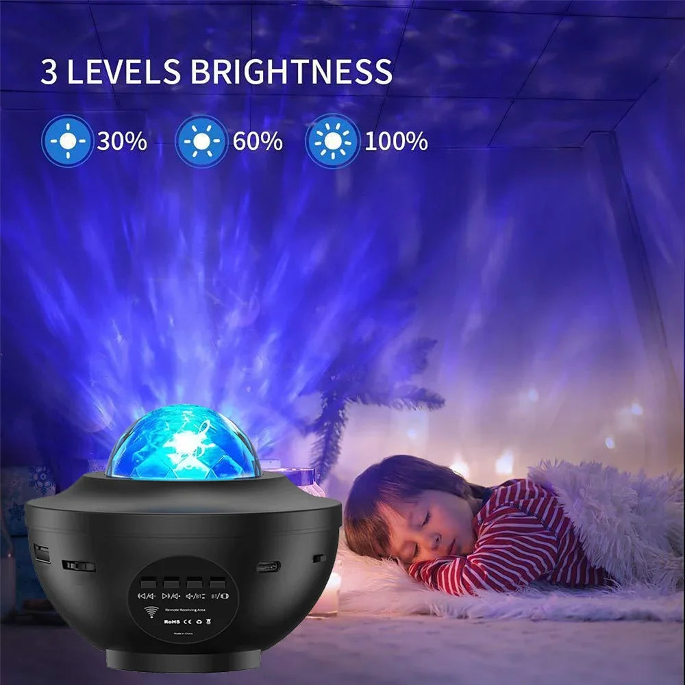 Mini LED Galaxy Projector — Transform Your Room Into a Starry Galaxy